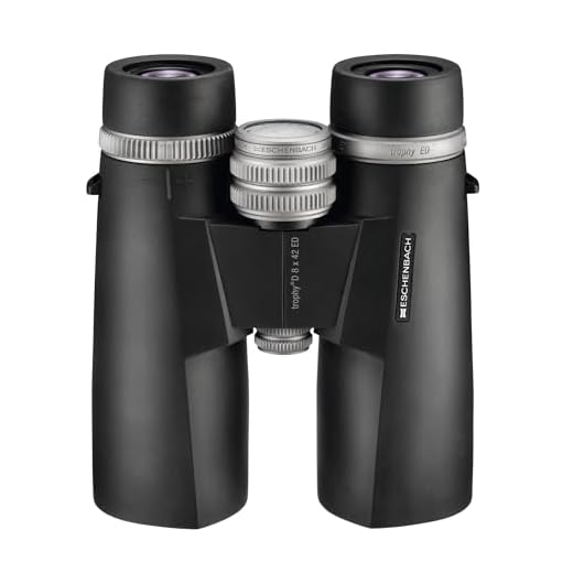 Eschenbach Optik Kikare trophy D 8x42 ED, vidvinkeloptik, detaljskärpa, vattentät, svart