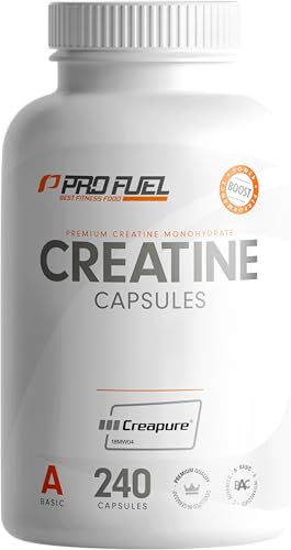 Creatin Kapseln 240x mit 850mg Creapure® Kreatin Monohydrat - hochwertiges