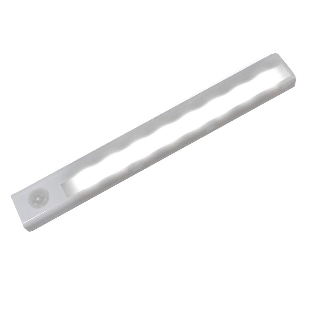 Kingavon 8 LED Motion Sensor Light Bar, White