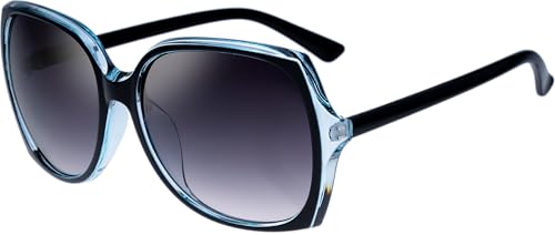 Image of The Fresh Women's Oversized Square Jackie O Cat Eye Hybrid Butterfly Fashion Sunglasses - Exquisite Packaging