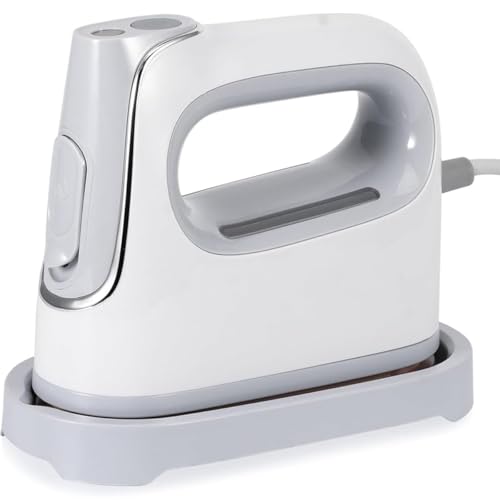 Image of Portable Handheld Garment Steamer | 1000W Foldable Mini Travel Steam Iron | 160ml | Iron Rest Pads | Heat Resistant | Anti-Slip Mat | Protective Waterproof Insulation Mat | Assorted