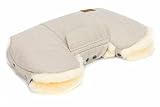Fillikid Handwärmer Nyby Exklusiv | Universal Lammfell Handmuff für Kinderwagen, Buggy | warme...