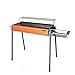 Grill Tragbarer Holzkohlegrill Folding BBQ Camping Grill Großer Reisegrill für Camping, Picknick, Grill im Freien, Grill, Grillgitter Grillwerkzeug