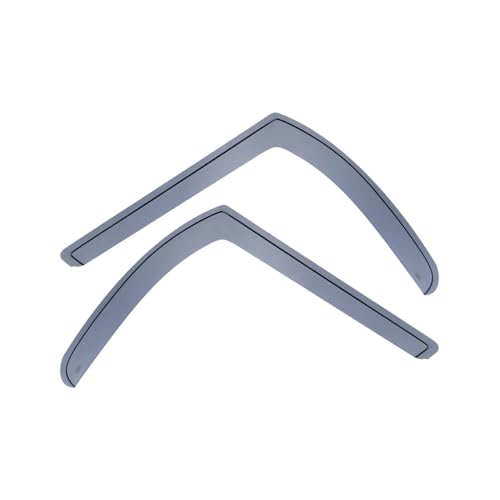 DGA Déflecteurs d'air Compatible avec Renault Trafic & Opel Vivaro & Nissan Primastar 2001-2014 (2-pièces), Gris