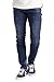 Produktbild BlauerHafen Herren Slim Fit Jeanshose Stretch Designer Hose Super Flex Denim Pants (34W / 30L, Dunkelblau)