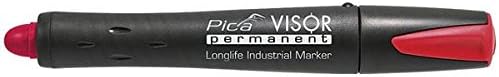 Pica 990/40 Visor Permanent Crayon Marker Red (3 Pack)