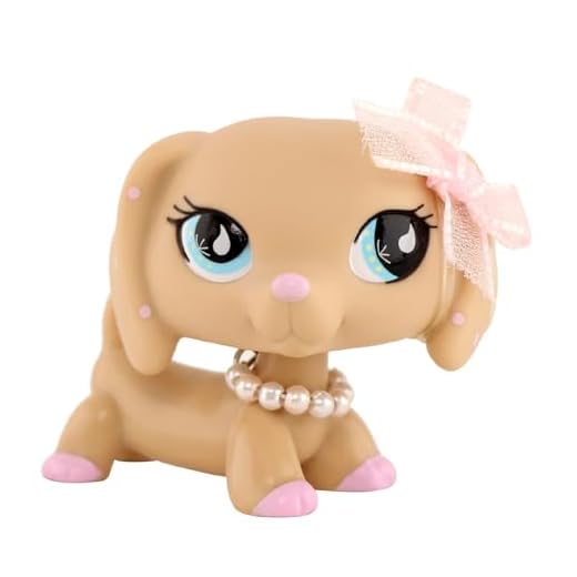 FFTYAOPB Mini Pet Shop Jouets pour animaux de compagnie, chat collie, teckel, cocker, dogue allemand, mini jouets pour animaux de compagnie, avec accessoires mignons, petit jouet à collectionner