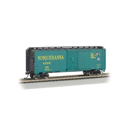 Bachmann Industries Aar 40' Steel Box Car New York, Susquehanna E Western (Suzy Q) Treno Auto, Scala N - 2