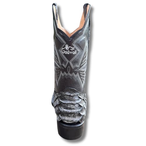 Image of Men's Alex Western Cowboy Boots Square Toe Pull On