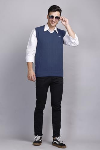 Image of GODFREY Half Sweater for Man Winter Pullover - Sleeveless Men Sweaters