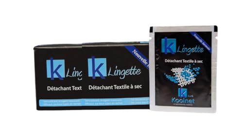 K LINGETTE - Lingette détachante à sec pour vêtements (x20)