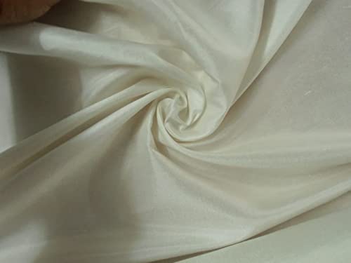 Tissu dupion en soie de Chine 26mm ivoire de haute couture pour robe de mariée royale