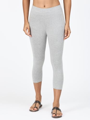 Image of Robinbosky Premium Stretchable Cotton Capri Legging for Women | Suitable for Formal wear & Casual wear | High-End Elastic Makes. The Leggings Squat Proof and Durable for Travel, Yoga, & Workout.