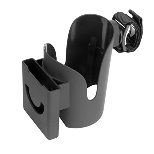 HEMOTON Sturdy Portable Baby Trolley Bottle Shelf Car Cup Holder Phone Slot Practical Safe for Boys and Girls