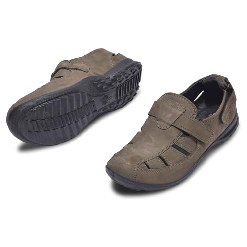 Woodland mens OGD 1196112NW Olive Green Sandal - 10 UK (44 EU)(OGD 1196112NW)