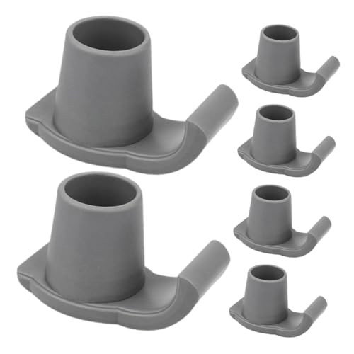 Healeved Practical Walker Ski Glides Portable Walker Skis 6pcs Walker Glides for Elderly Walker Accessories