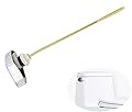 Hygie Rinse Toilet Handle Replacement Kit Compatible with TOTO Toilet Tank TOTOTHU004-CP, Toilet Tank Flush Lever Handle Trip Lvr for St701Cst854884, Chrome Finish