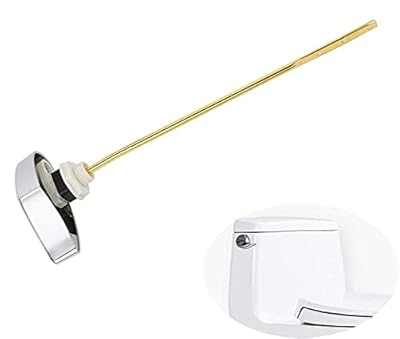 Hygie Rinse Toilet Handle Replacement Kit Compatible with TOTO Toilet Tank TOTOTHU004-CP, Toilet Tank Flush Lever Handle Trip Lvr for St701Cst854884, Chrome Finish