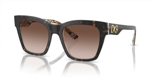 Dolce & Gabbana Sunglasses DG 4384 321773 Havana On White Barrow Brown G