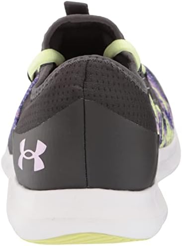 Under Armour Girls Grade School Infinity 3 Running Shoe, Jet Gray (102)/White, 3.5 Big Kid | Image 2