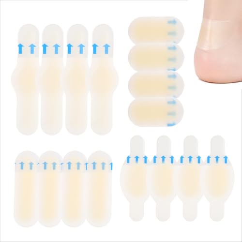 SIRLOMU 16 piezas parche ampolla, hidrogel, parche gel, parche ampolla talón, parche protección talón