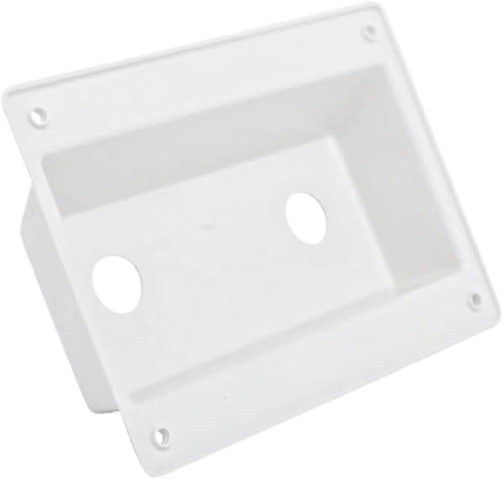 Aboiled 2Pack Bezel Cover Kit - Durable Plastic Mount for Shower Valve Replacement