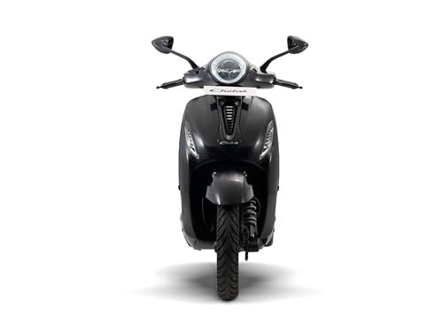 Image of Chetak C3501 by Bajaj Auto High Speed Electric Scooter with charger - Brooklyn Black - Ex-Showroom