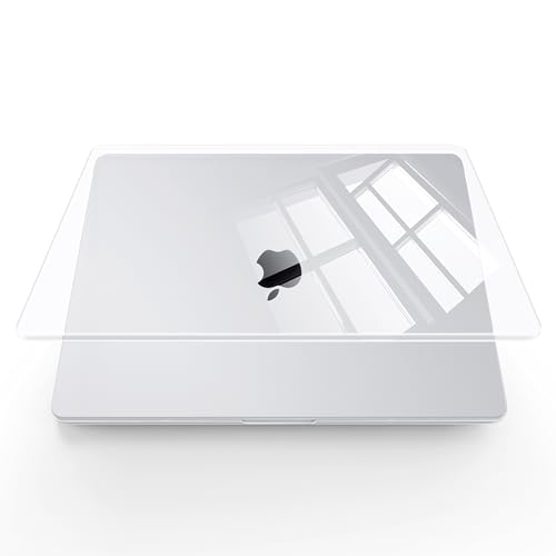 Image of Soonjet Compatible with MacBook Air 13 inch Case, Crystal Clear Shell, Fits 2026-2022 M5 /M4 /M3 /M2,A3449 A3240 A3113 A2681, Color-Matched Transparent Design for MacBook Air 13.6 inch