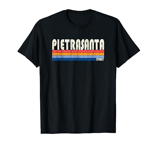 Pietrasanta, estilo retro de los años 70 y 80 Camiseta