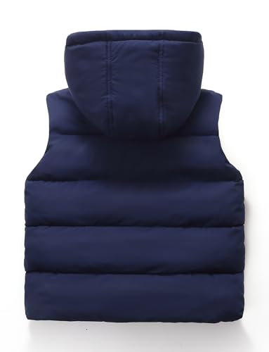 Happy Cherry Hooded Down Puffer Vest Boys Kids Lightweight Sleeveless Jacket Fall Winter Thick Windproof2