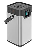 ❤ Versand aus dem örtlichen DE-Geschäft, es dauert ca. 3-8 Tage, bis Sie ankommen ❤ ►►Ersatzbatterie mit hoher Kapazität und kompakter Größe: Die in 200Wh Lithium-Ionen-Batterien eingebauten silbernen quaderförmigen Strukturen sind viel kleiner als bei ähnlichen Kraftwerken und eignen sich perfekt für den Heimgebrauch / Reisen / Camping / Angeln / Wandern / Jagen.