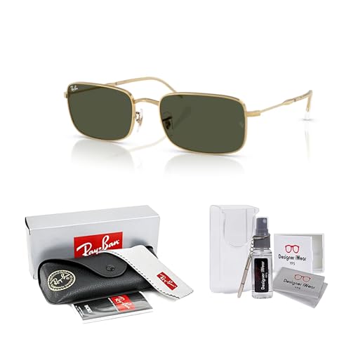 Ray-Ban RB3746 Rectangle Sunglasses for Men for Women +BUNDLE with ACCESSORY EYEWEAR KIT2