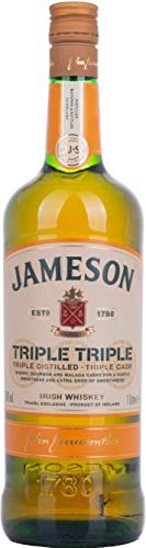 Jameson Triple Triple Irish Whiskey 1,0L Whisky (1 x 1.0 l)