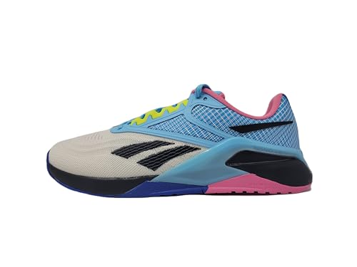 Reebok Women's Nano X2 Cross Trainer, Dgtblu/Chalk/Trupnk, 9.5 M US