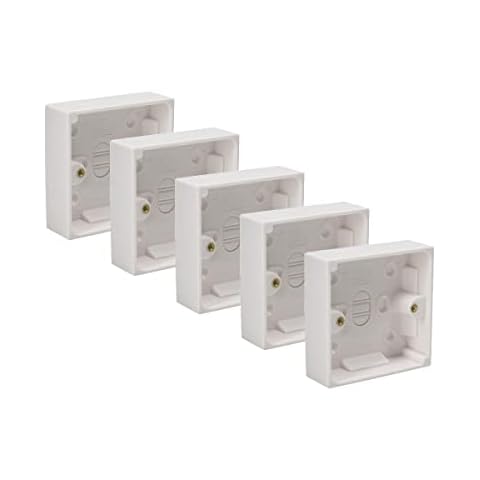 Axiom Surface Mounted 1 Gang Electrical Socket Cover