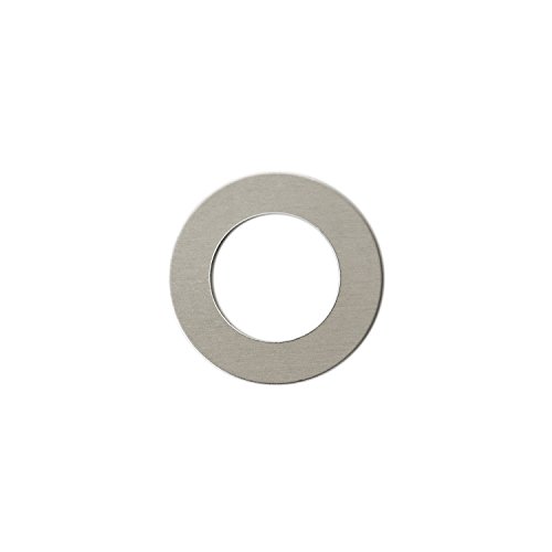 RMP Stamping Blanks, 1 Inch Round Washer with 5/8 Inch Center, Aluminum 0.032 Inch (20 Ga.) - 50 Pack