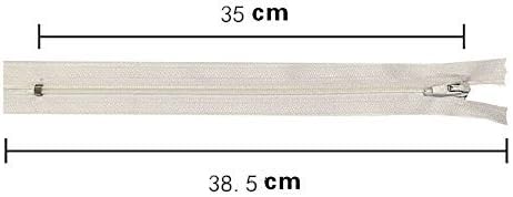 WKXFJJWZC 50pcs 14 Inch (35cm) Nylon Coil Zippers Bulk for Sewing Crafts (40 Color) (14inch-Pack of 50pcs) - Image 3