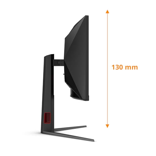 Image of AOC Gaming CU34G4Z - 34 inch WQHD Curved Monitor, 240 Hz, FreeSync Prem., HDR400 (3440 x 1440, 1ms GtG, 2X HDMI 2.1, 1x DisplayPort 1.4, USB Hub) Black-Red