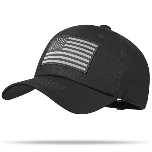 Image of American Flag Hat, Adjustable Fit USA Baseball Cap for Men Women, Dad Hats, Outdoor Ball Caps for Casual Wear