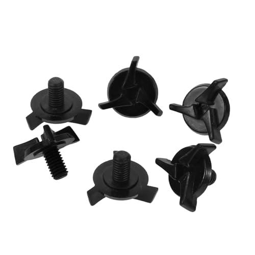 Unomor Skull Cap Screws Motorcycle Visor Screws Universal Fitment 6pcs Set Easy Installation