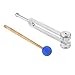 OM 136.1Hz Solfeggio Tuning Fork with Silicone Hammer Bag for Sound, Musical Instrument, Vibration, Heart Chakra Yoga