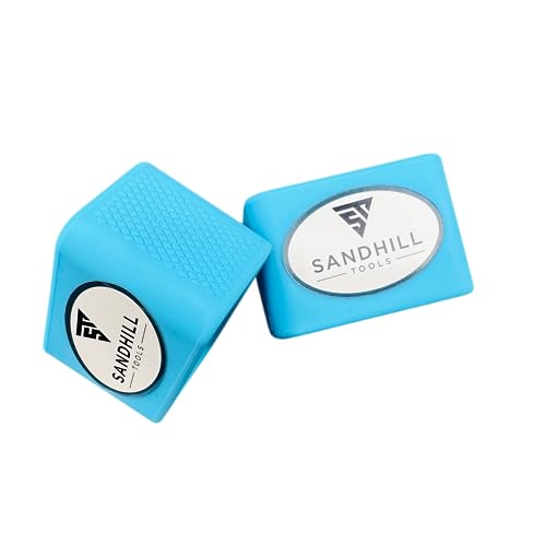 Image of Car Seat Belt Buckle Holder, Flexible Silicone Buckle, Buckle Booster Raises Seat Belt for Easy Access, Pack of 2, Blue