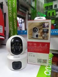 Security Camera Dual Track Audio Support Night Vision Motion Detect Security Camera 360 Full View Two Way Real Time Voice Calling Camera White