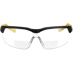 Gafas De Seguridad Graduadas Visionlab voltX 'GT Adjustable' (2020 Model) Gafas de Seguridad de Lectura bifocales adjustables, (Transparente dioptria +1.5) Certificado CE EN166FT, Revestimiento antiempañamiento, Lentes UV 400
