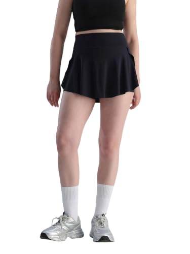 Image of CAVA Swirl Tennis Skorts for Women | Built-in Shorts, Moisture-Wicking, Stretchable, Pockets, Twirl-Friendly Design | Active Skirt for Sports
