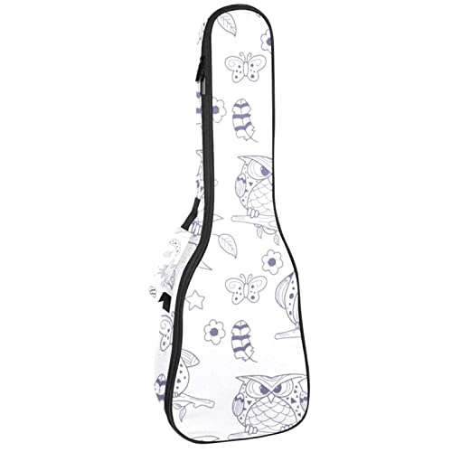Sac à dos pour ukulélé de concert et soprano rembourré 10mm housse Buho