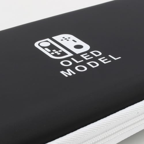Case Capa Estojo Para Nintendo Switch Oled Porta Jogos + Duas Película De Vidro Luxephagames