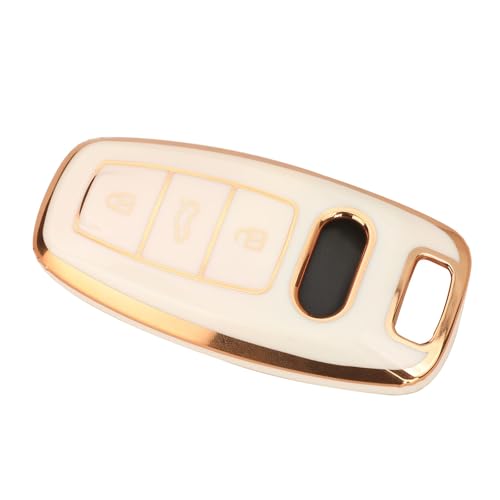 Housse de clé de voiture Audi A6L A7 Q8 en TPU souple effet premium