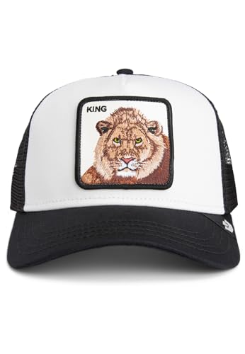 Casquette trucker King Goorin Bros blanche et noire idéale pour vos sorties en ville et terrasses