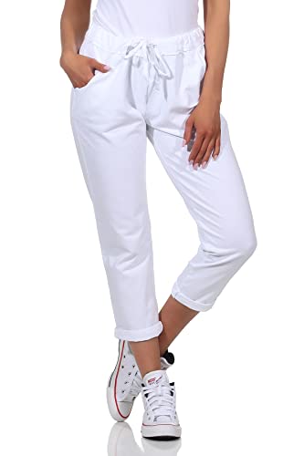 Damen Jogginhose im Boyfriend-Style Sweatpants für Freizeit Sport Fitness...